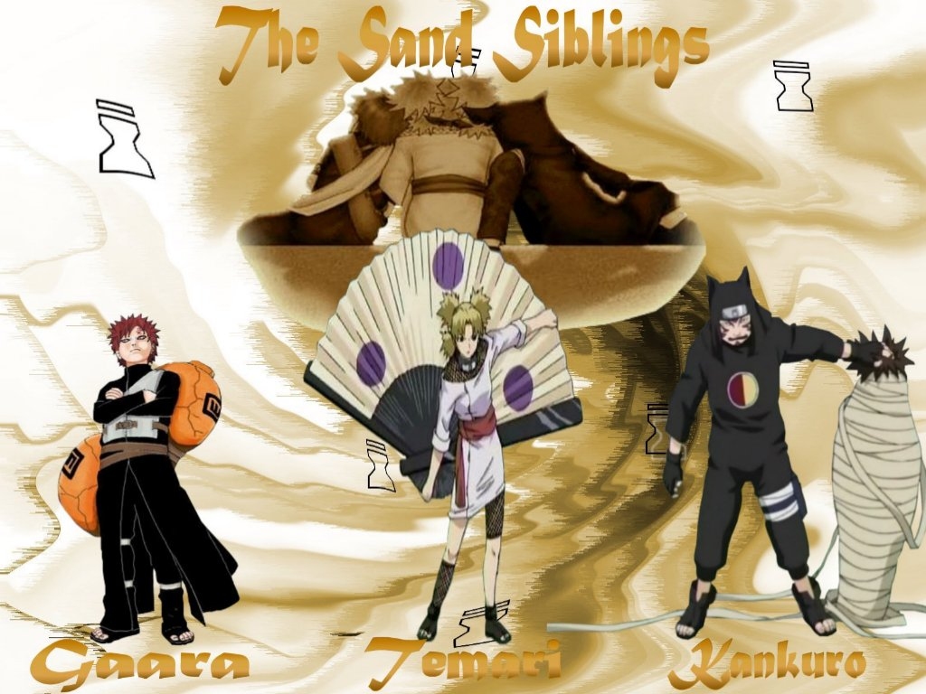 Naruto Sand Siblings Best Wallpaper