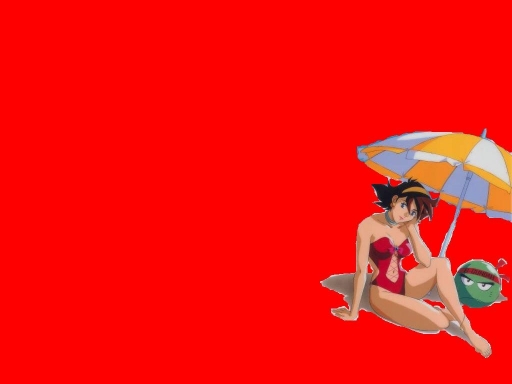 Rain In Swimsuit