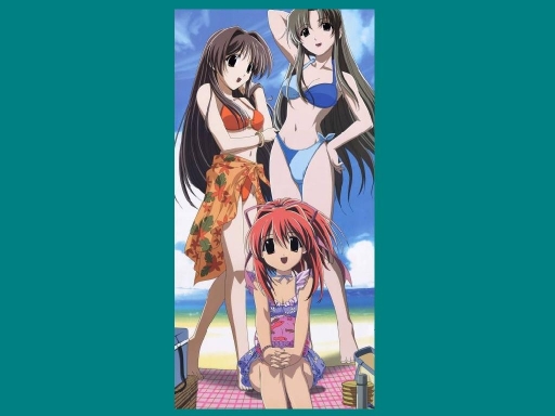 Happy Lesson-3 Girls At Beach