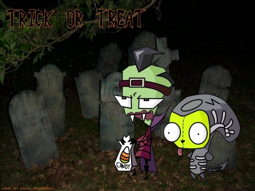 Zim And Gir Do Halloween