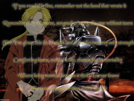 Dead Boy's Poem Fma
