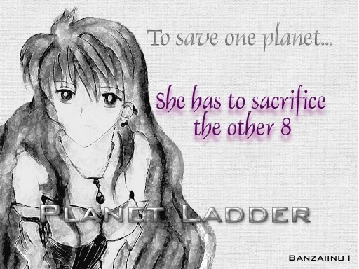 Planet Ladder Wallpaper