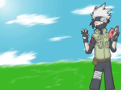 Kakashi Reading