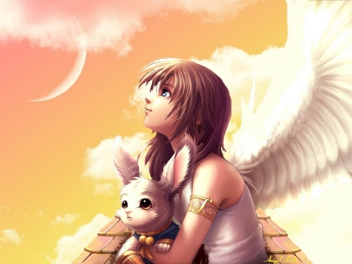 anime wallpaper angel. Misc Anime Angel Leila