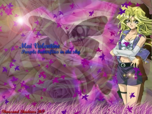 Mai Valentine-purple Butterfli
