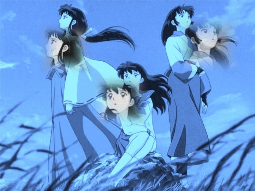 kagome and sango. Kikyo, Kagome, And Sango